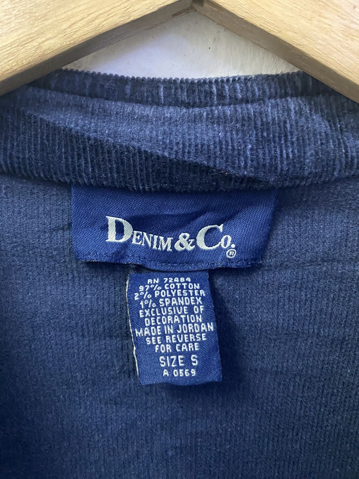 Denim & Co. × Vintage Vintage Denim & Co Corduroy Jacket Size US S / EU 44-46 / 1 - 8 Thumbnail