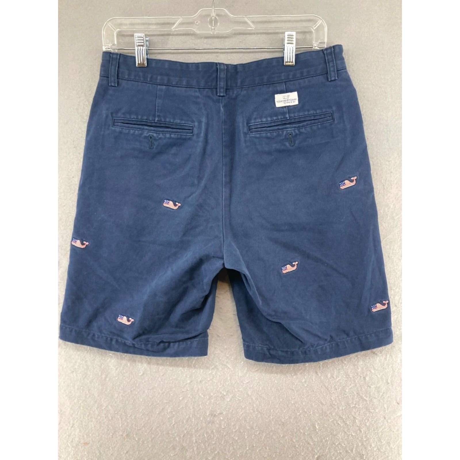 Vineyard Vines Vineyard Vines Mens 30 Breaker Club Shorts Navy Whale Stars Stripes Shirt? Size US 30 / EU 46 - 6 Thumbnail