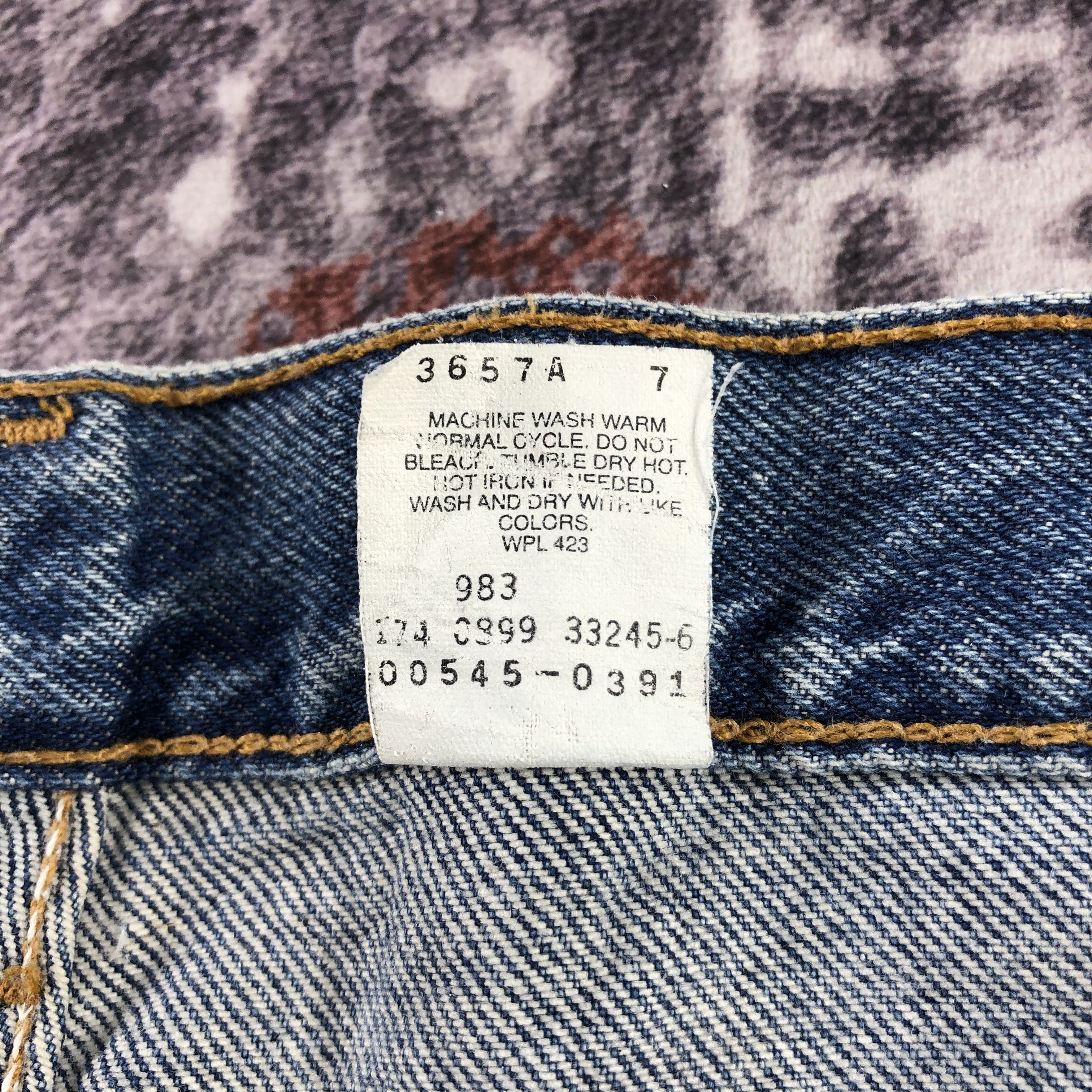 Levi's × Vintage 90s Vintage Baggy Levis 545 Jeans-JM3177 Size US 40 / EU 56 - 12 Thumbnail