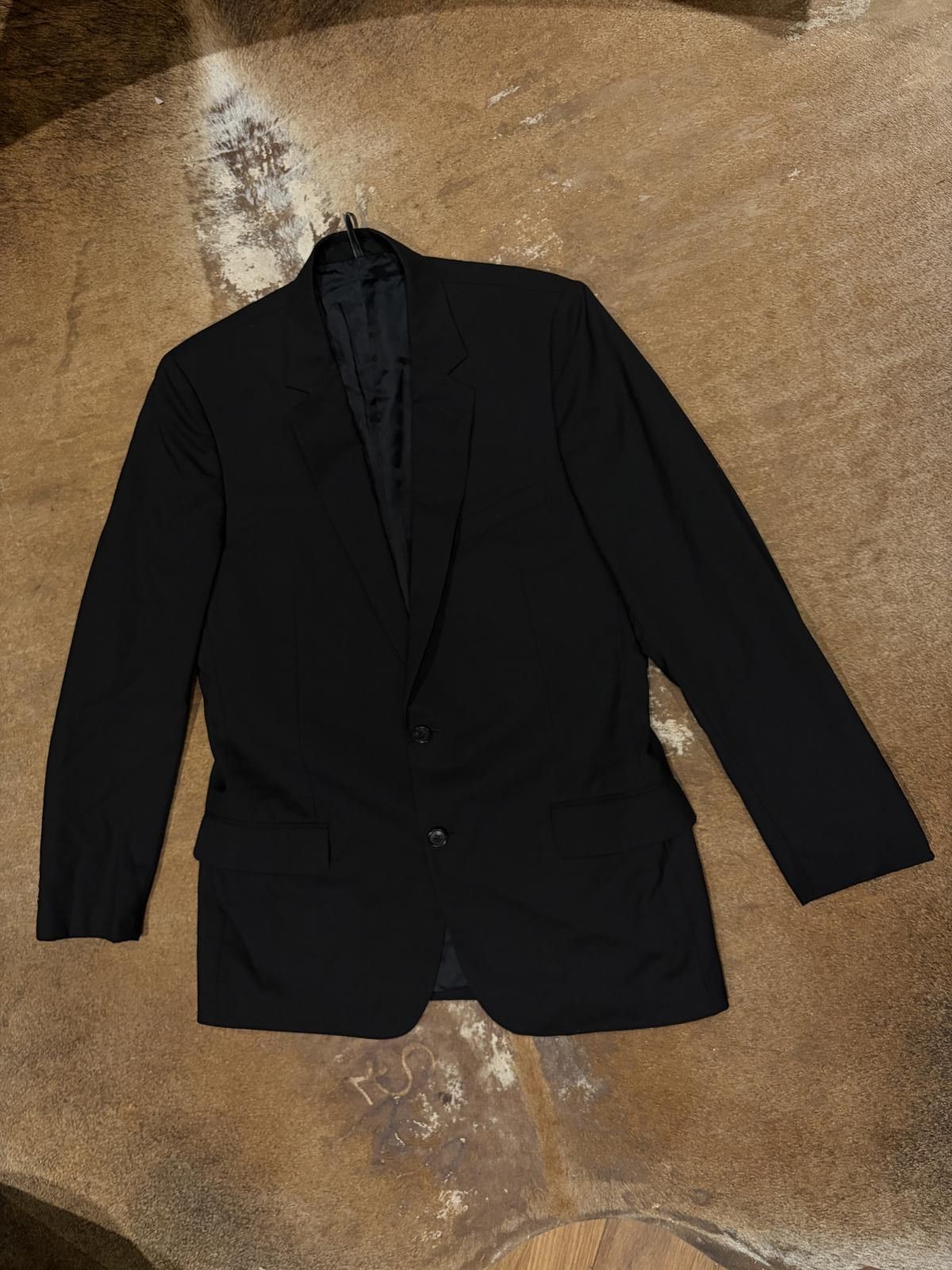 Dior Dior Homme Black Wool Suit Size 40R - 1 Thumbnail
