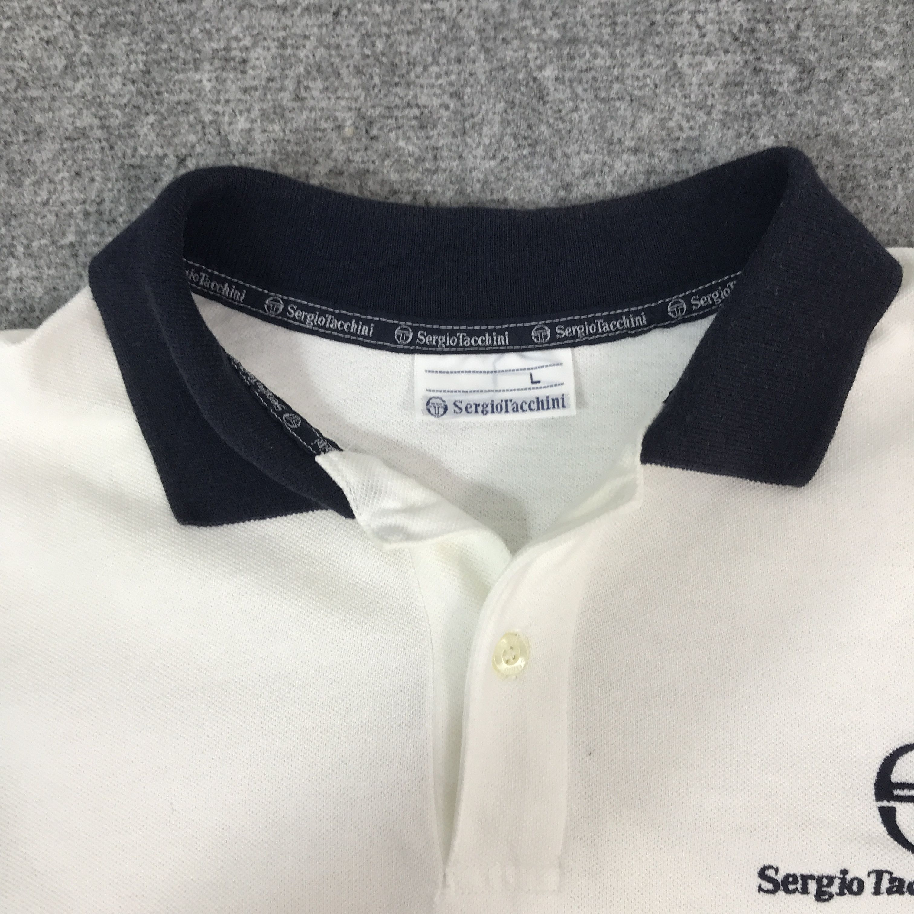 Sergio Tacchini Vtg sergio tacchini Sportwear Polo t-shirt Size US L / EU 52-54 / 3 - 6 Thumbnail