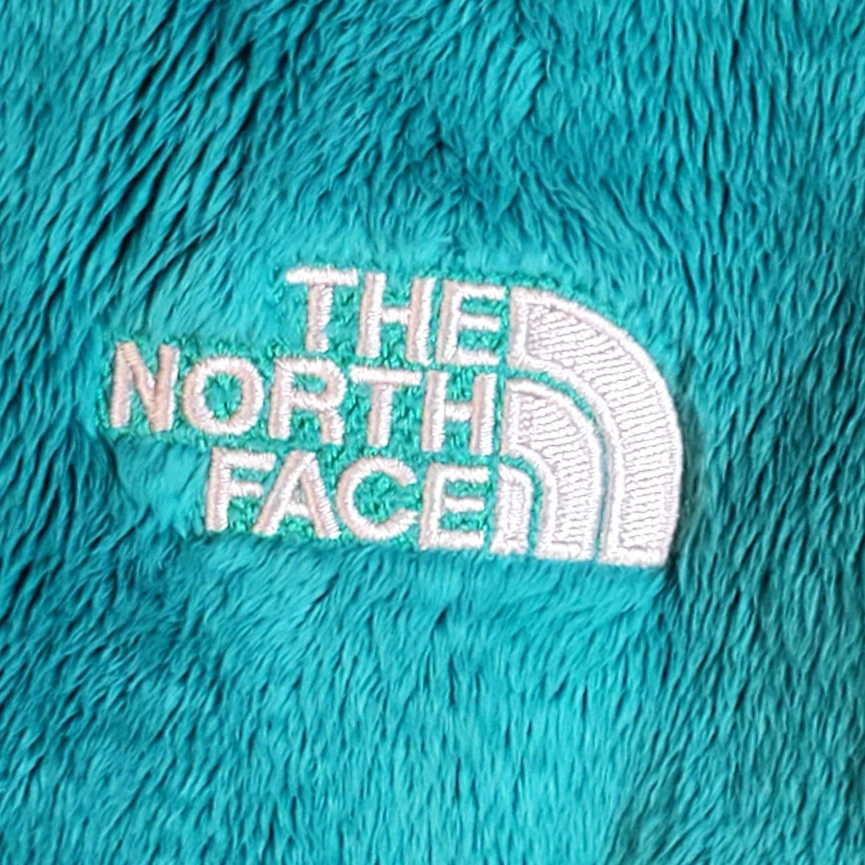 The North Face North Face Jacket Womens Small Teal Green Fuzzy Fleece Full Zip Mock Neck S Size S / US 4 / IT 40 - 2 Thumbnail