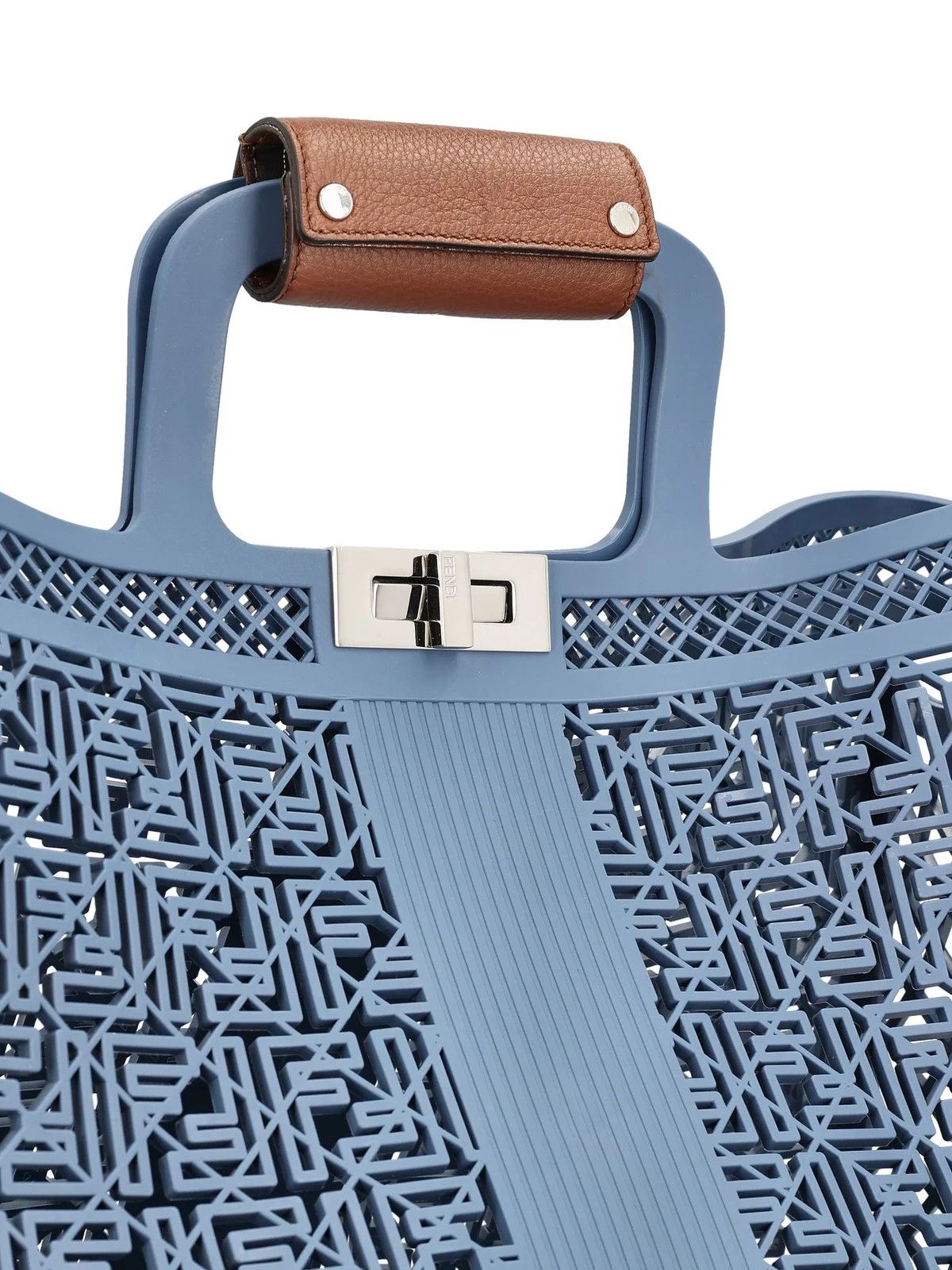 Fendi o1s1wg110526 Basket Forty8 in Blue Size ONE SIZE - 4 Thumbnail