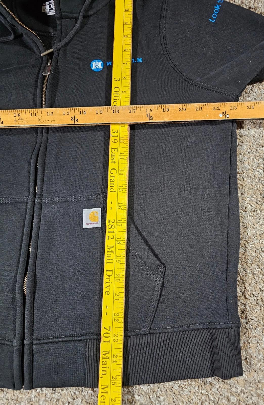 Carhartt carhartt fullzip hoodie L 12-14 Malcolm Look to the Blue Size US L / EU 52-54 / 3 - 8 Thumbnail