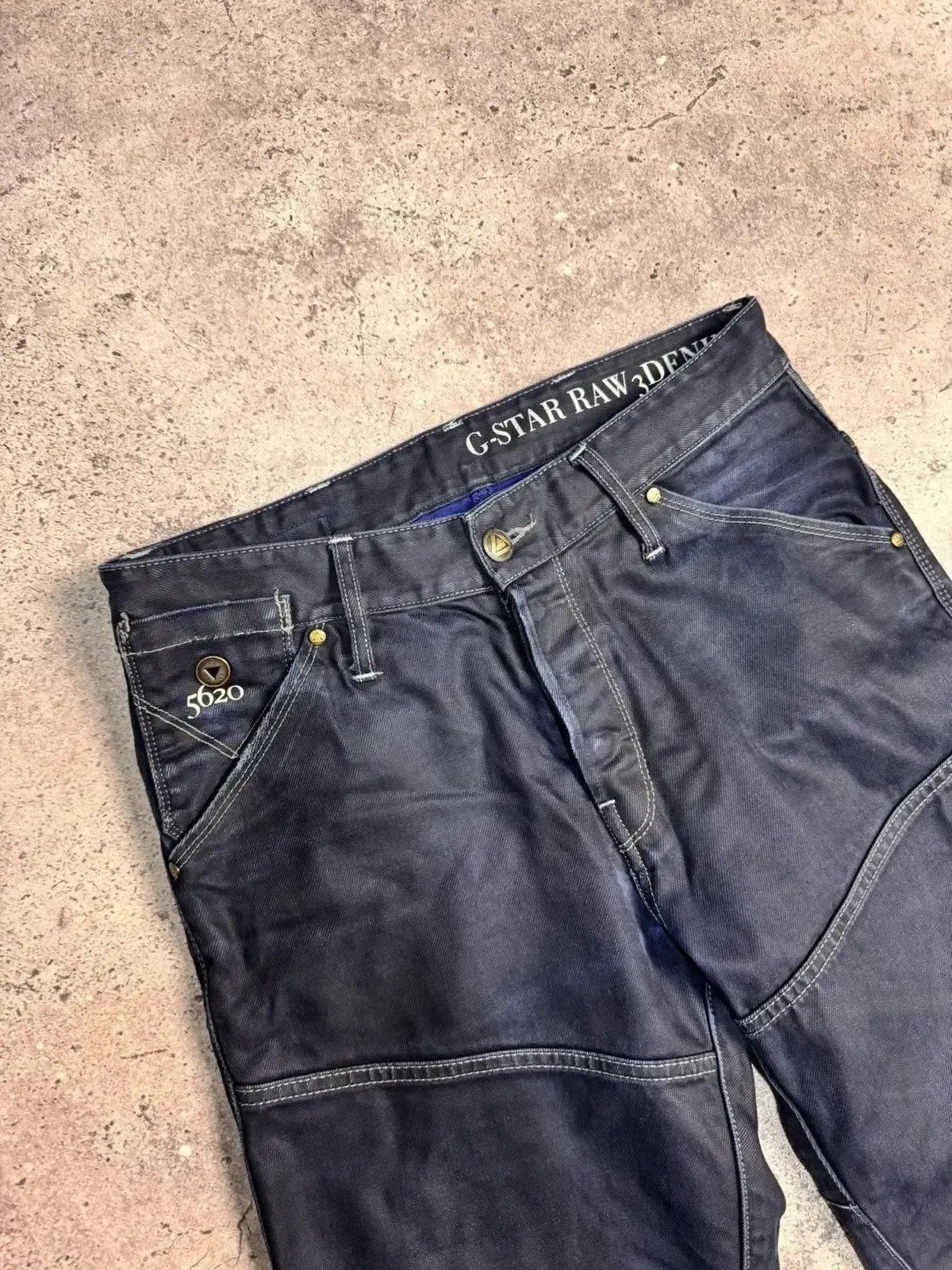 Vintage SALE💣💣 Junya Watanabe Style G Star raw Bondage Cargo Pans Size US 31 - 16 Thumbnail