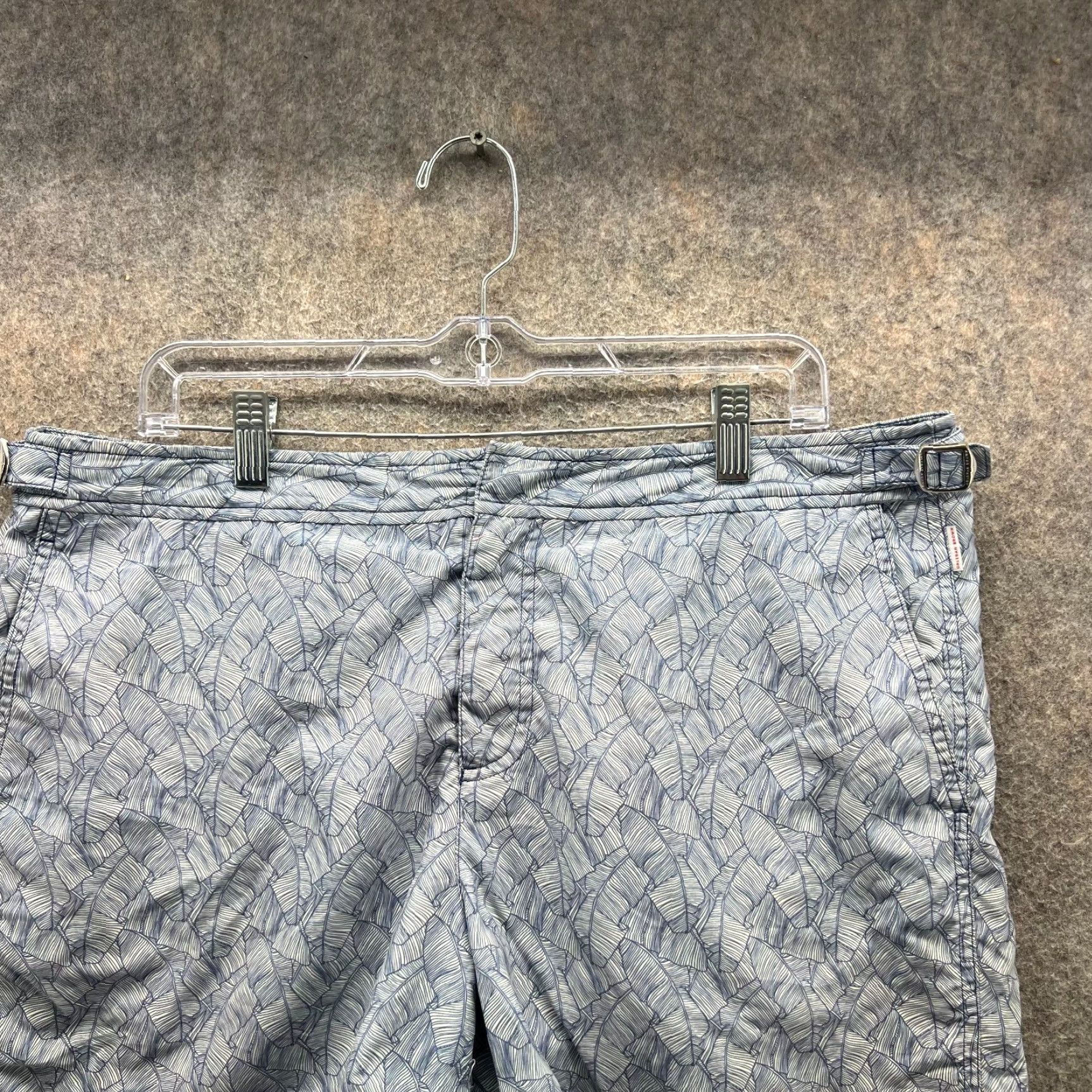 Orlebar Brown VINTAGE Orlebar Brown Shorts Mens 36 Blue Chino Flat Front Print Classic Patterned Size US 36 / EU 52 - 3 Thumbnail