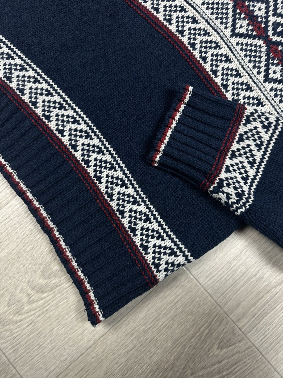 Tommy Hilfiger × Vintage Vintage Tommy Hilfiger Knit Cardigan Sweater Size US M / EU 48-50 / 2 - 7 Thumbnail