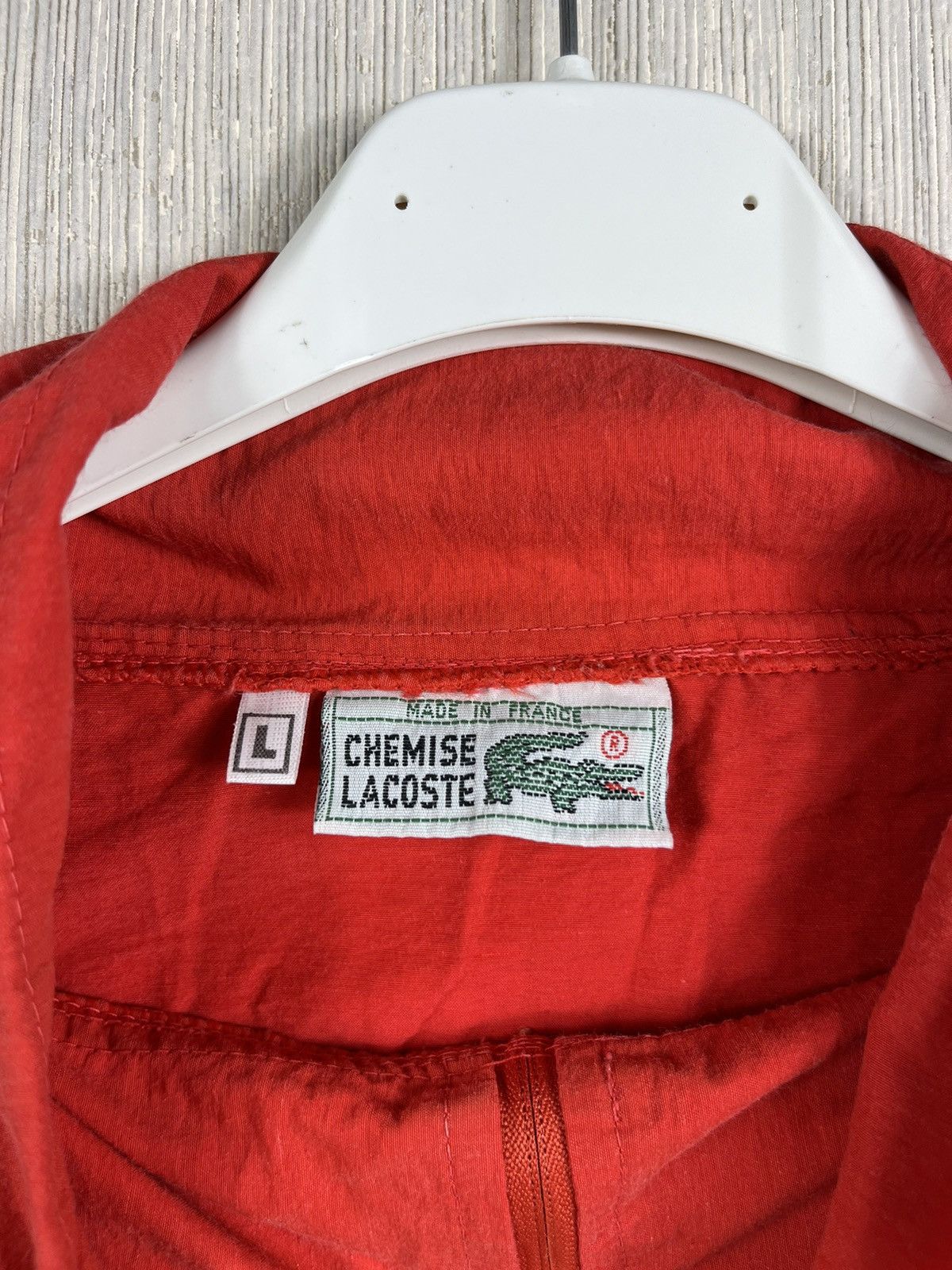 Lacoste × Vintage Vintage 80s Lacoste chemise light jacket embroidered logo Size US M / EU 48-50 / 2 - 13 Thumbnail