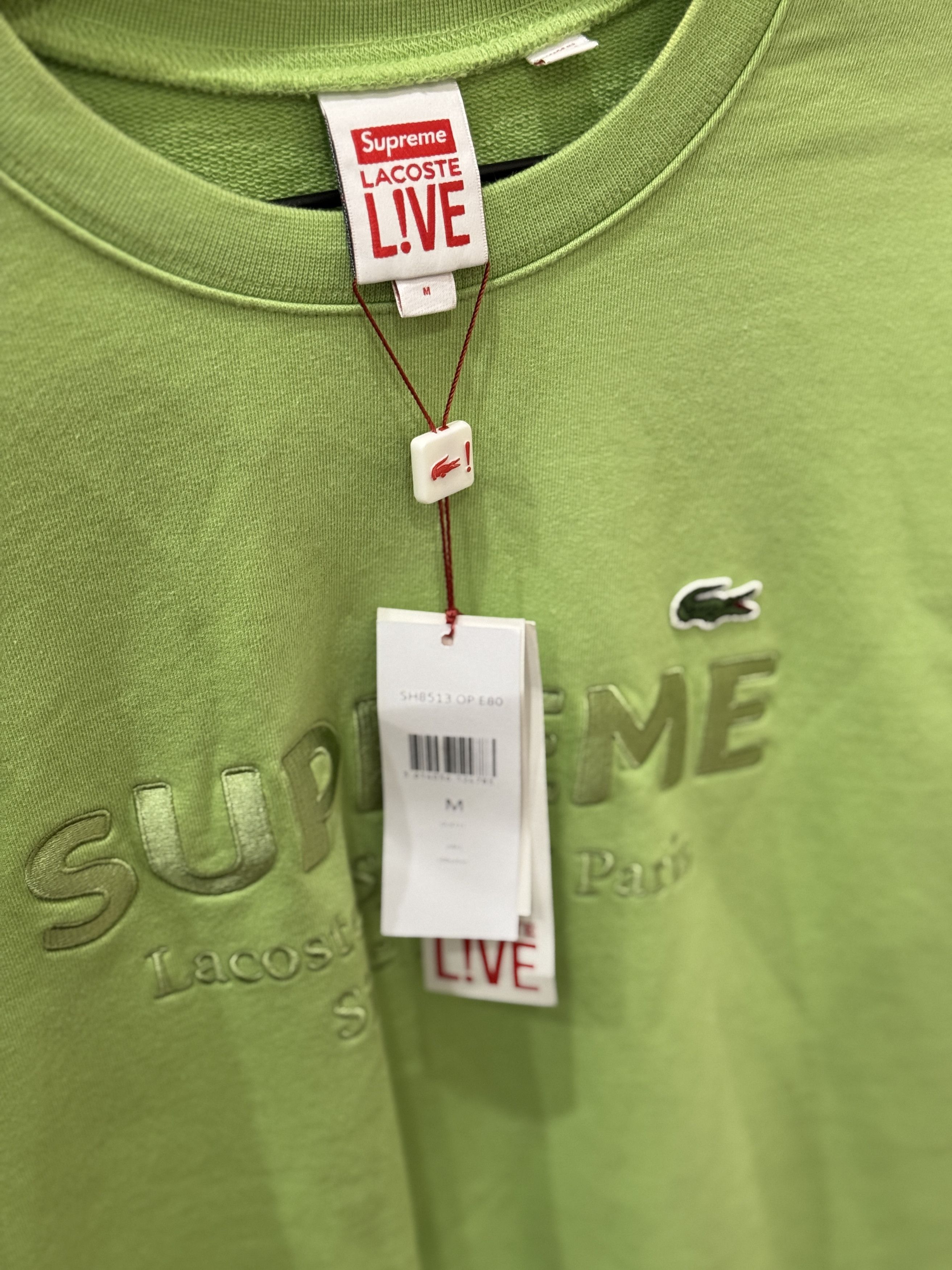 Supreme Supreme LACOSTE Crewneck Size US M / EU 48-50 / 2 - 5 Thumbnail