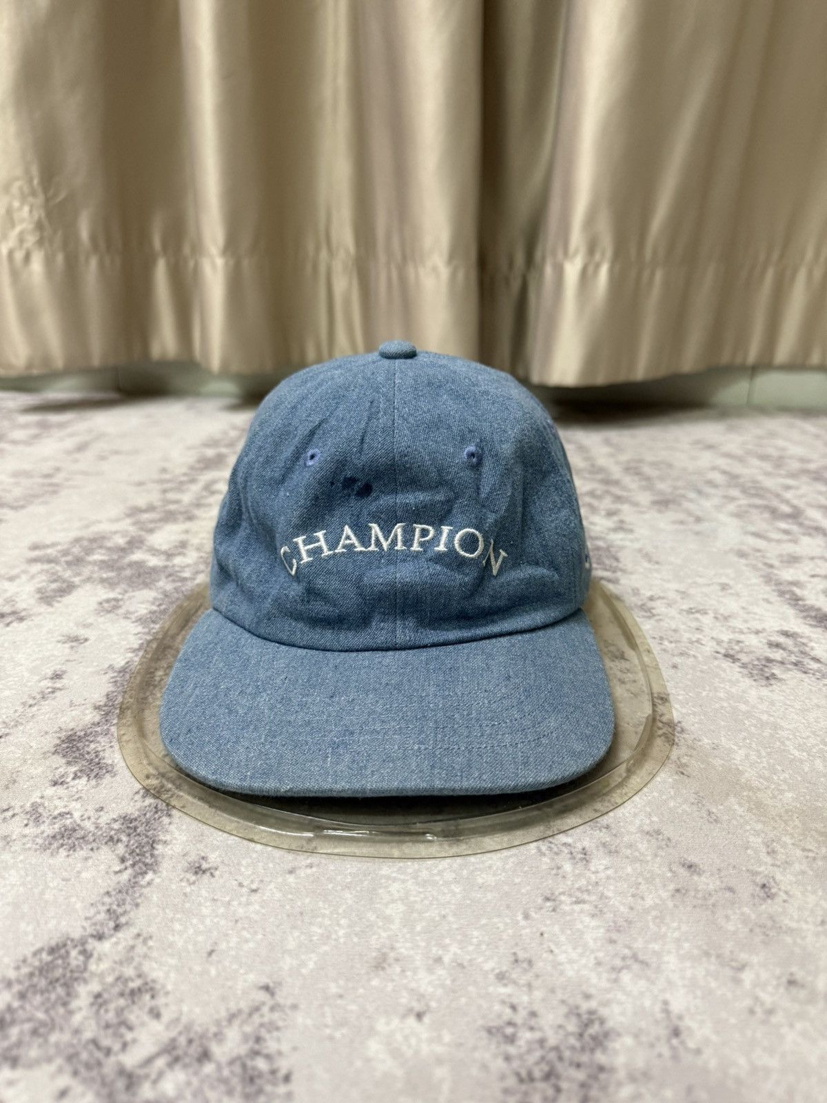 Champion Champion Script Logo Embroidery Adjustable Cap Size ONE SIZE - 1 Thumbnail