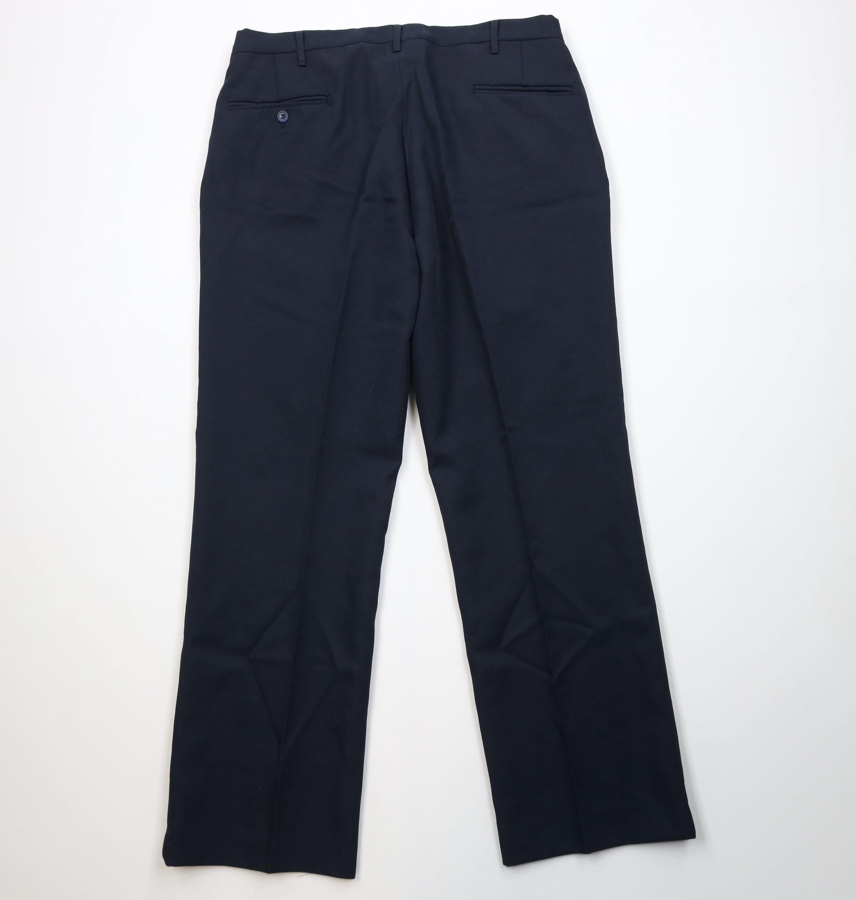 Vintage Vintage 70s Streetwear Knit Flared Wide Leg Chino Pants USA Size US 36 / EU 52 - 11 Thumbnail