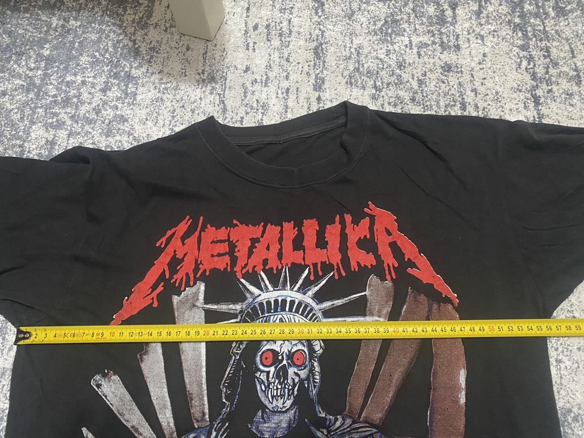 Band Tees Vintage Metallica statue of liberty bootleg tee single stitc Size US L / EU 52-54 / 3 - 10 Thumbnail