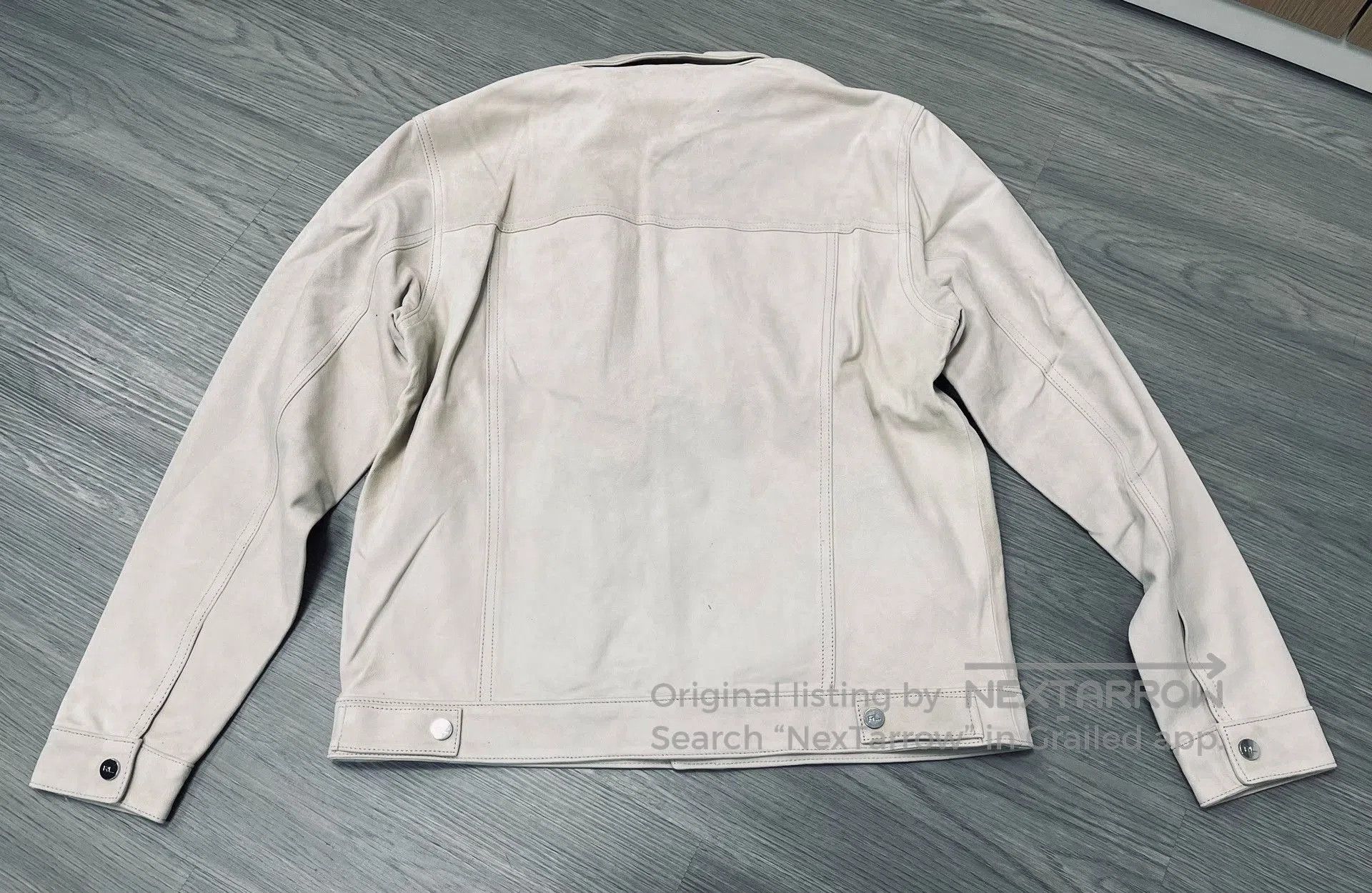 RRL Ralph Lauren Ralph Lauren RRL Style Ivory Leather Jacket. Size US M / EU 48-50 / 2 - 6 Thumbnail