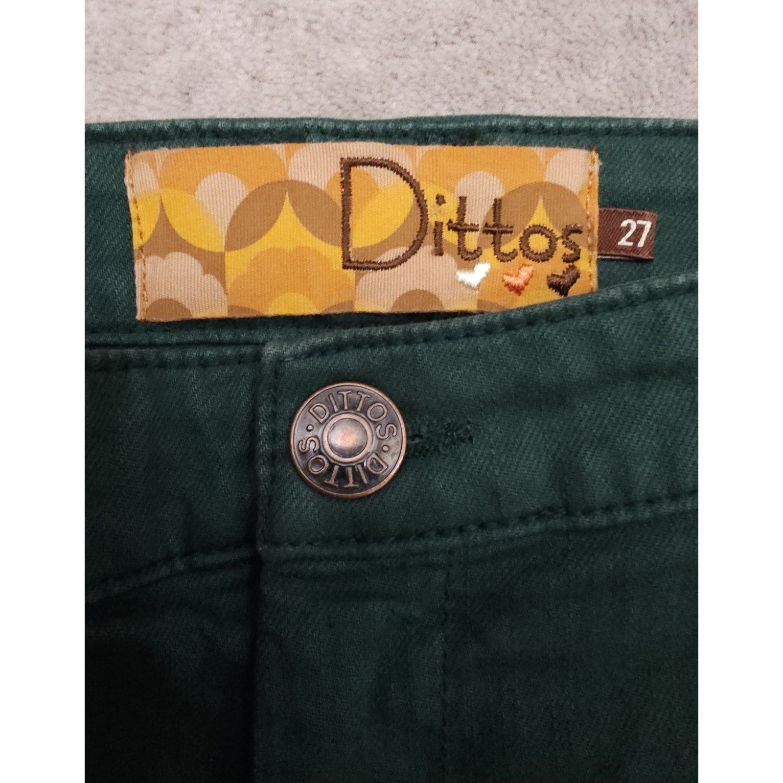 Other VTG 70's Dittos Flare High Waisted Wide Leg Deadstock 27 Size 27" / US 4 / IT 40 - 5 Thumbnail
