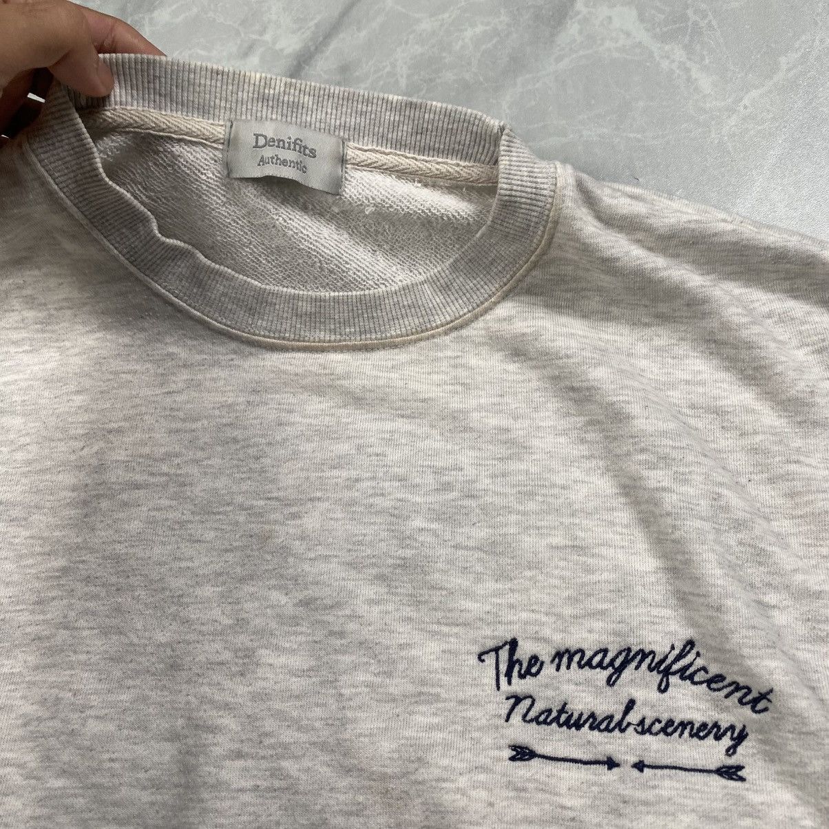 Japanese Brand Vintage Denifits Japan Navajo Big Logo Crewneck Size US XL / EU 56 / 4 - 6 Thumbnail