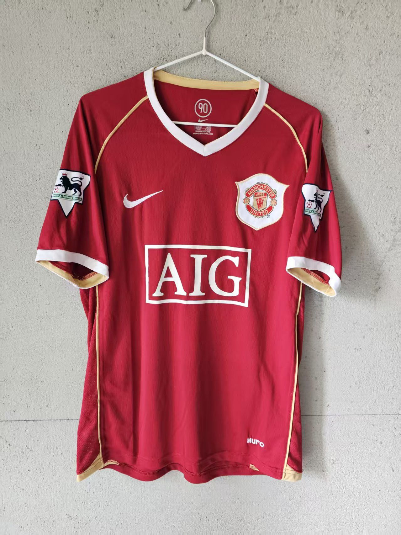 Other 2006 2007 MUFC #7 C Ronaldo Jersey Home Size US XL / EU 56 / 4 - 2 Thumbnail