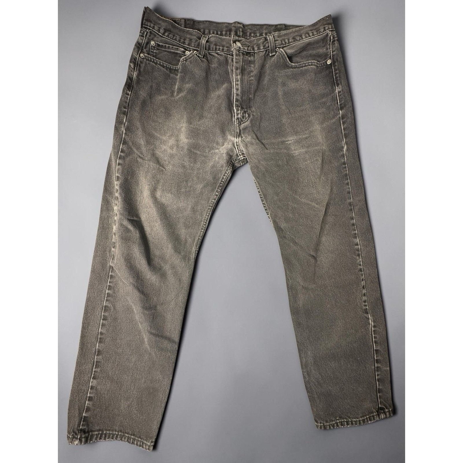 Levi's Levis 505 Jeans Mens 40x32 Black Straight Leg Denim Pants Size US 40 / EU 56 - 1 Thumbnail