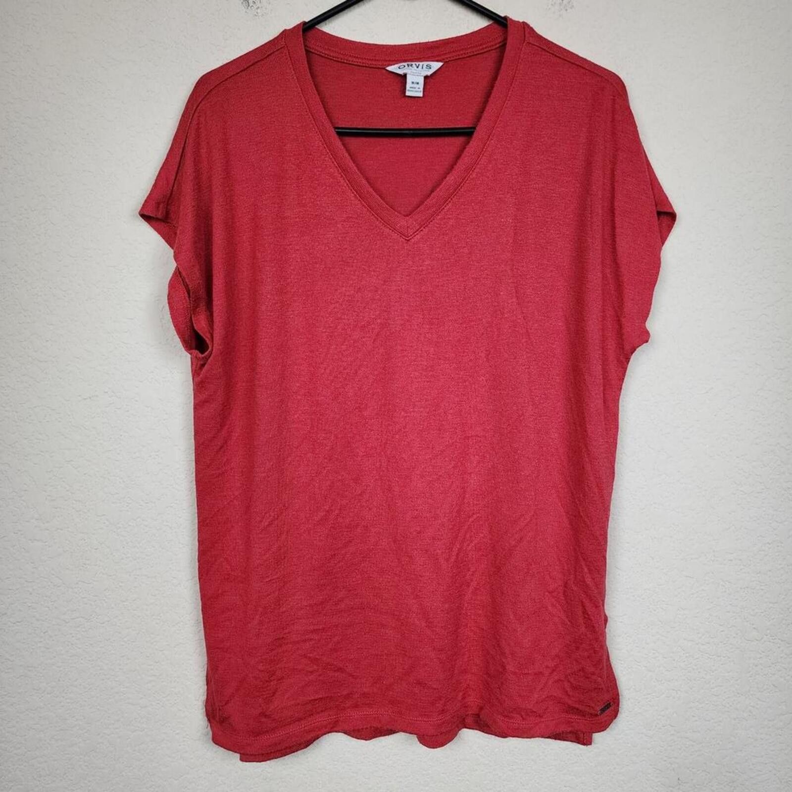 Orvis Orvis Medium Red Tee Shirt Size M / US 6-8 / IT 42-44 - 1 Thumbnail