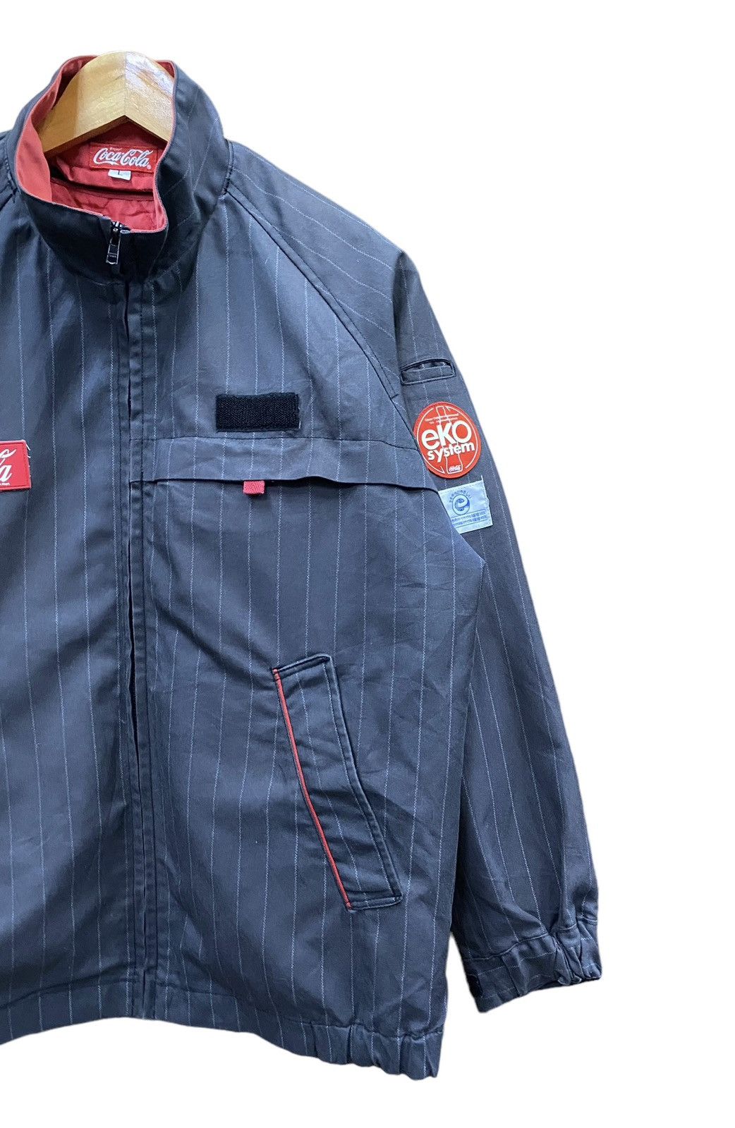 Vintage Vtg Coca Cola Speel Out Zipper Jacket Quilted (L) Size US L / EU 52-54 / 3 - 4 Thumbnail