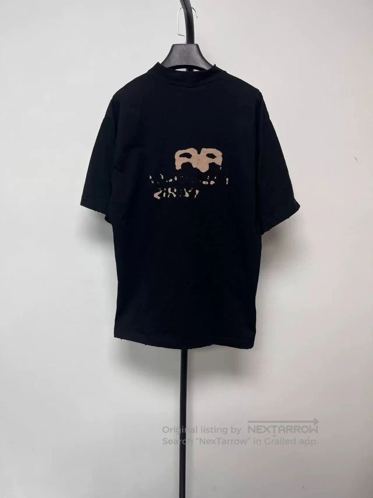 Balenciaga Balenciaga Letter Print Crewneck Short-Sleeve T-Shirt. Size XXS / US 00 / IT 34 - 2 Thumbnail