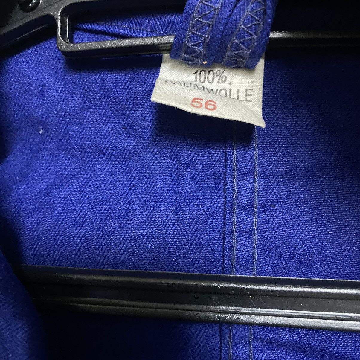 Le Laboureur Vintage 60s Sanfor French Worker Chore Jacket Sunfaded Hbt Size US XL / EU 56 / 4 - 18 Thumbnail