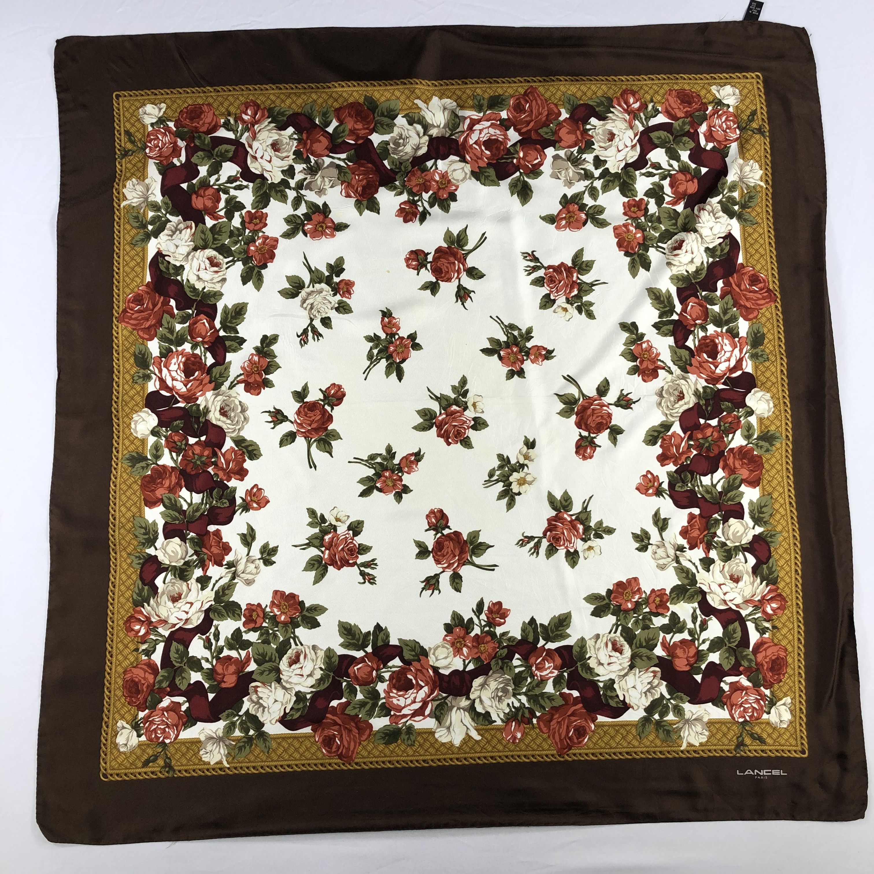 Lancel Vintage Lancel silk Scarf Size ONE SIZE - 2 Thumbnail