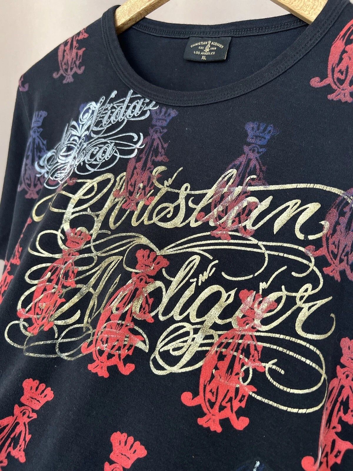 Christian Audigier Christian Audigier Los Angeles Print T-Shirt Womens Size XL Size US XL / EU 56 / 4 - 14 Thumbnail