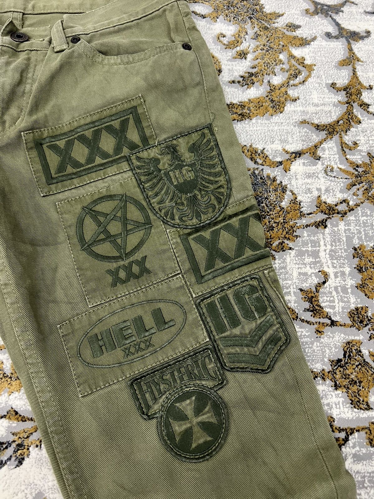Designer × Hysteric Glamour × Japanese Brand HYSTERIC GLAMOUR WITH PATCHES JAPANESE BRAND DENIM Size US 30 / EU 46 - 7 Thumbnail