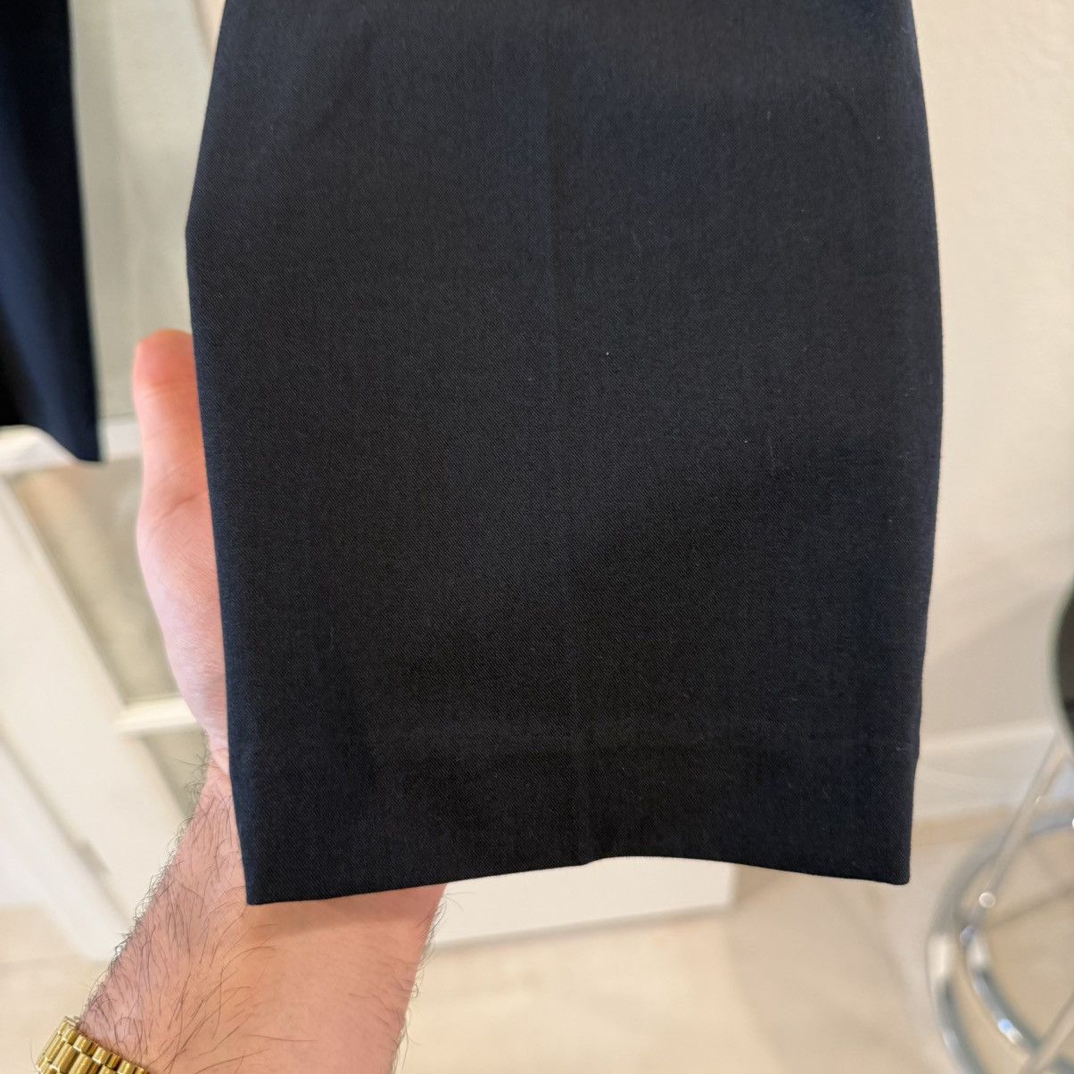 Mango MANGO Men’s Dark Navy Slim-Fit Stretch Pants Size 30 Size US 30 / EU 46 - 9 Thumbnail