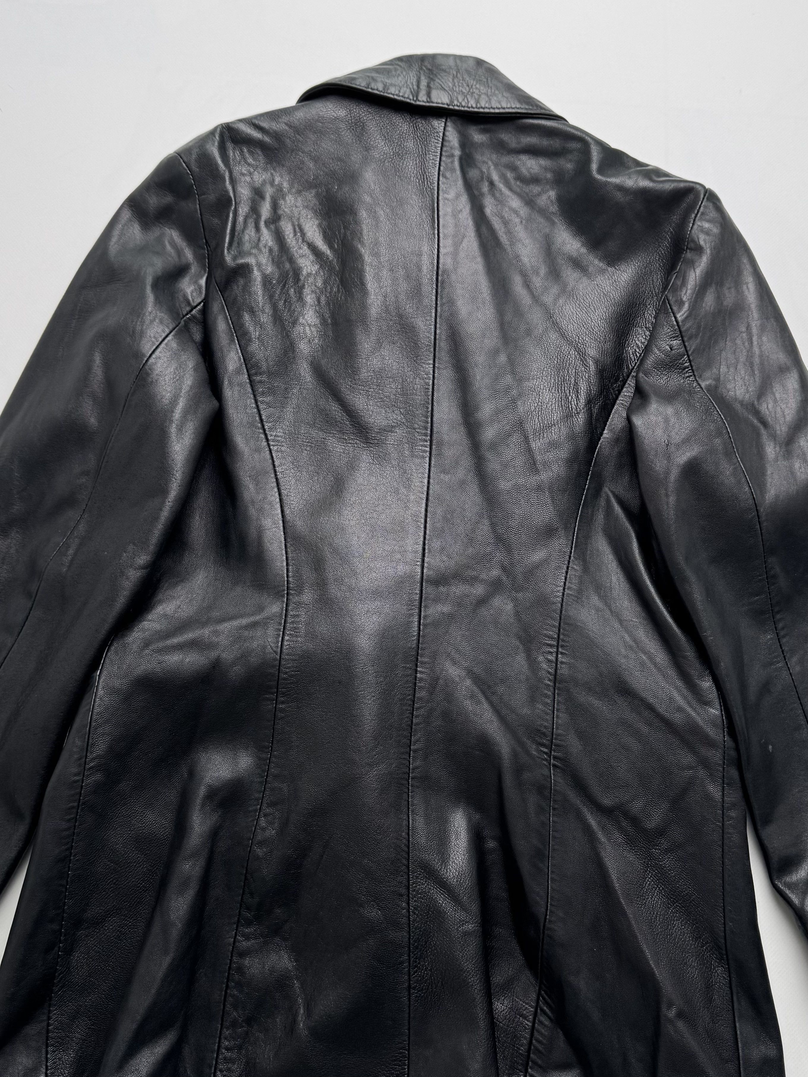 Vintage Vintage Long Leather Jacket B8(V404)E2 Size M / US 6-8 / IT 42-44 - 9 Thumbnail