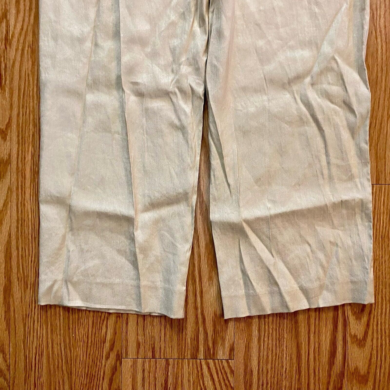 Other Antonio Melani Tan Sleeveless Wide Leg Jumpsuit Womens 12 Size XL / US 12-14 / IT 48-50 - 8 Thumbnail