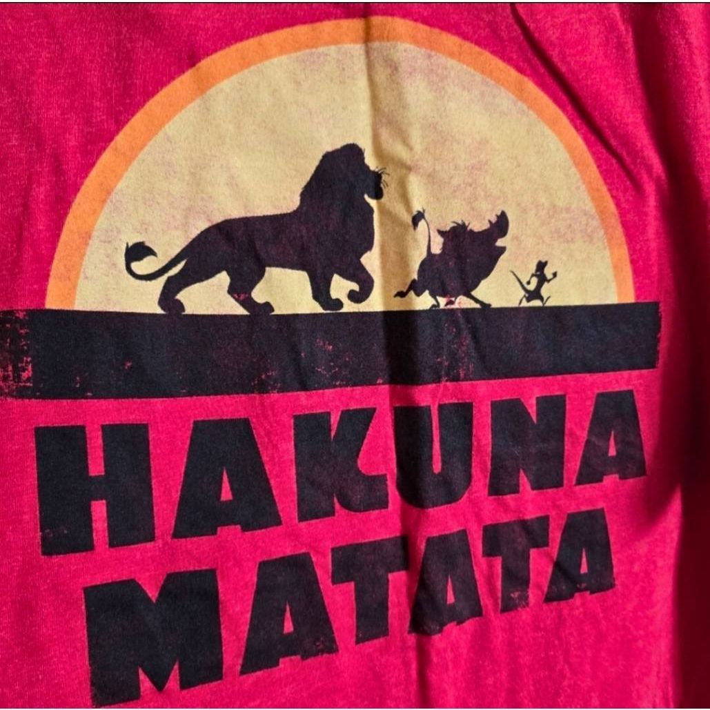Disney Disney Lion King Hakuna Matata Red Graphic T-Shirt Women’s 2 Size XXL / US 16-18 / IT 52-54 - 6 Thumbnail