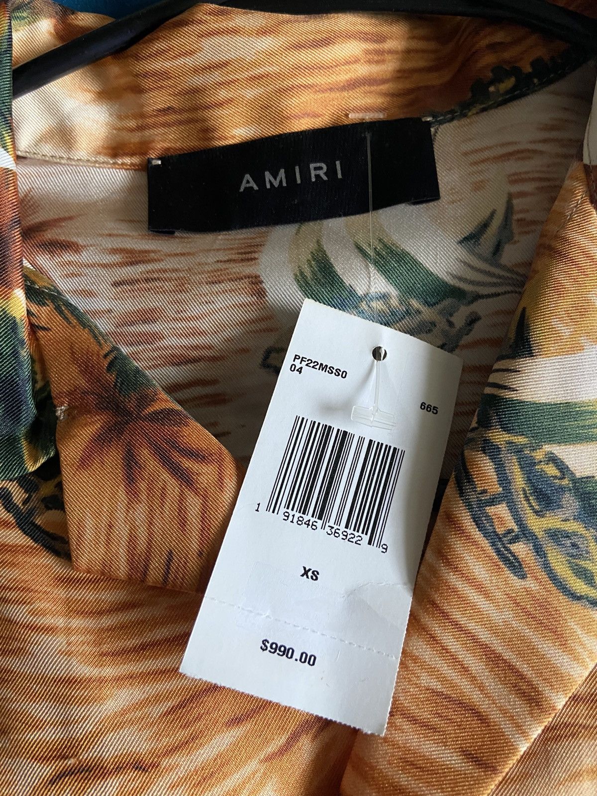 Amiri Amiri Silk Button up Stars Shirt Brand New with tags Size US XS / EU 42 / 0 - 6 Thumbnail