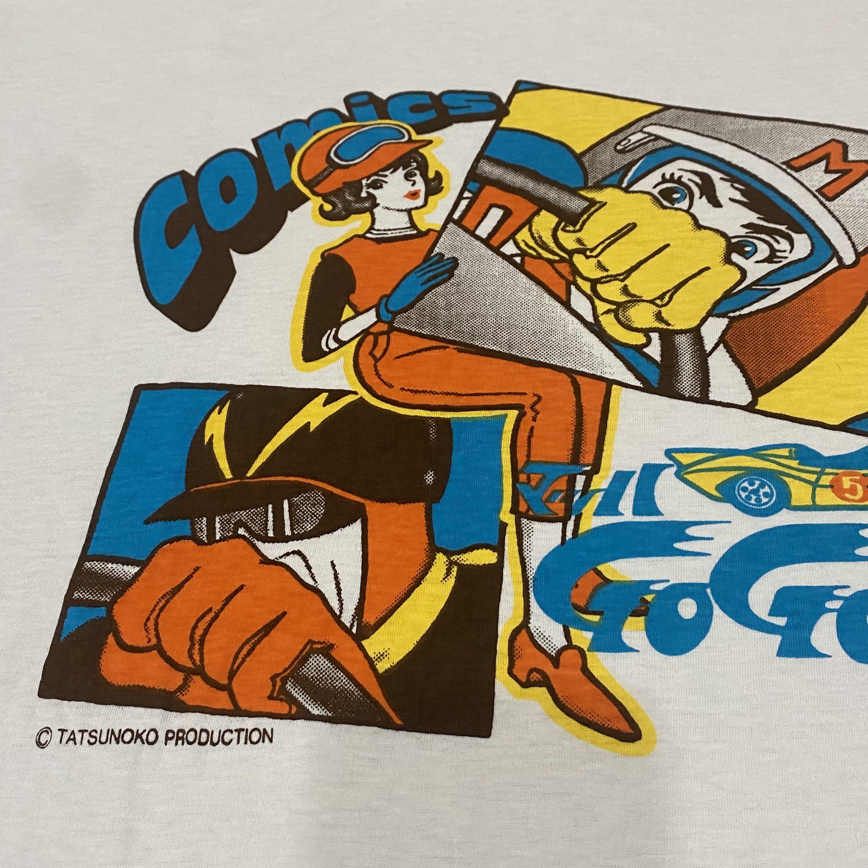 Vintage Vintage Speed Racer Mach Go Go Go tshirt Size US L / EU 52-54 / 3 - 3 Thumbnail