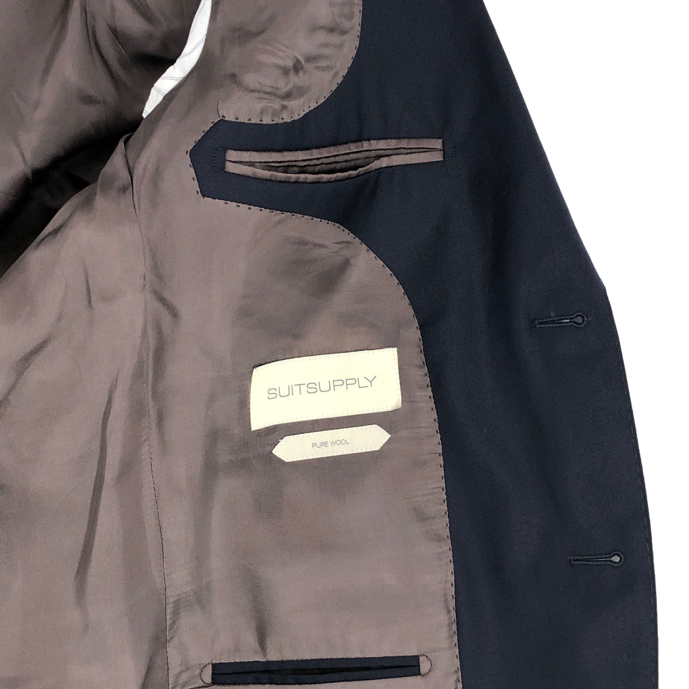 Suitsupply Napoli Single Breasted Wool Blazer Size EU:46 UK:36; US:36R Size 36R - 7 Thumbnail