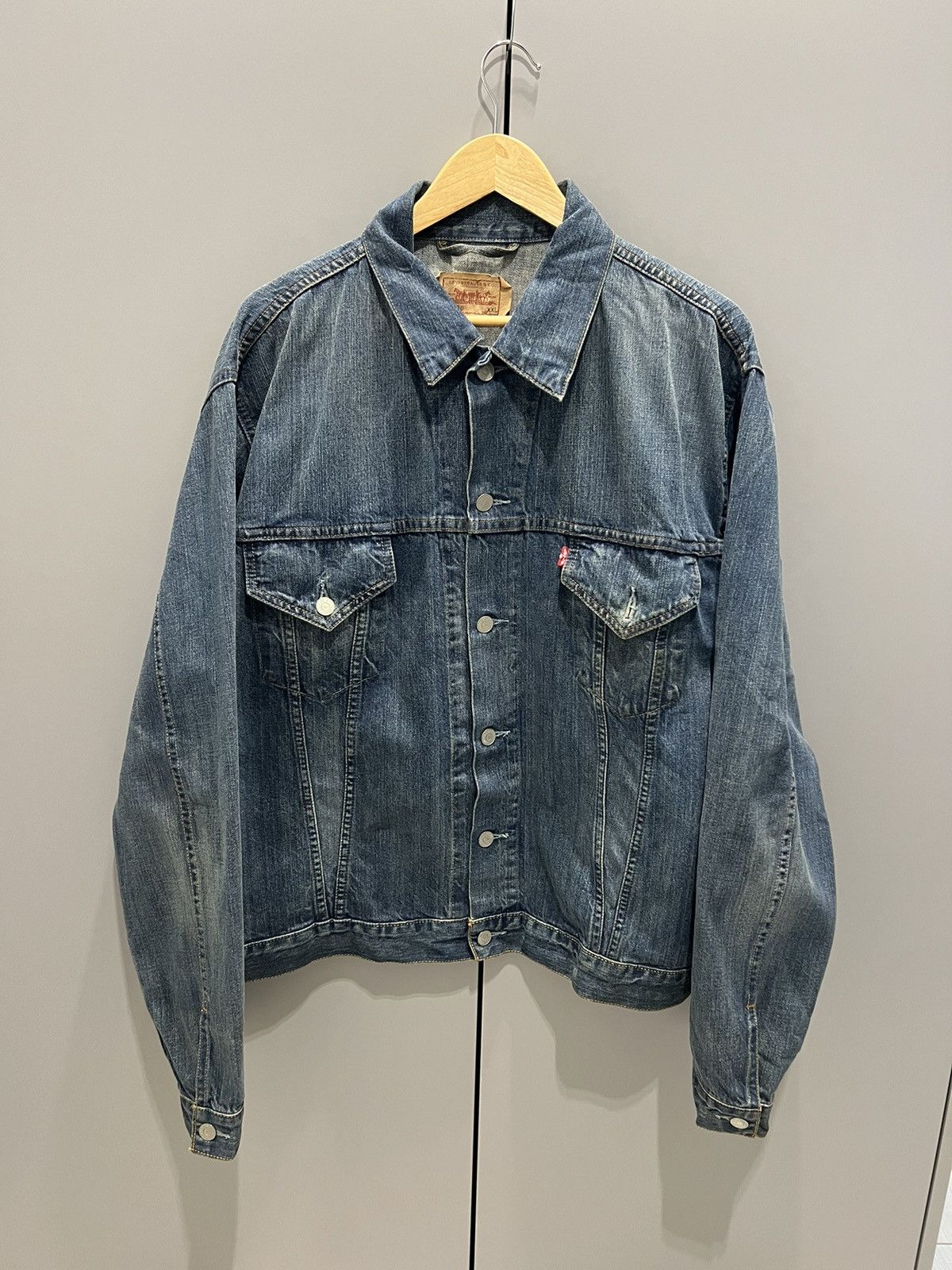 Levi's Vintage Levis Usa Trucker Denim Levis Jeans Jacket Medium Size US XL / EU 56 / 4 - 5 Thumbnail