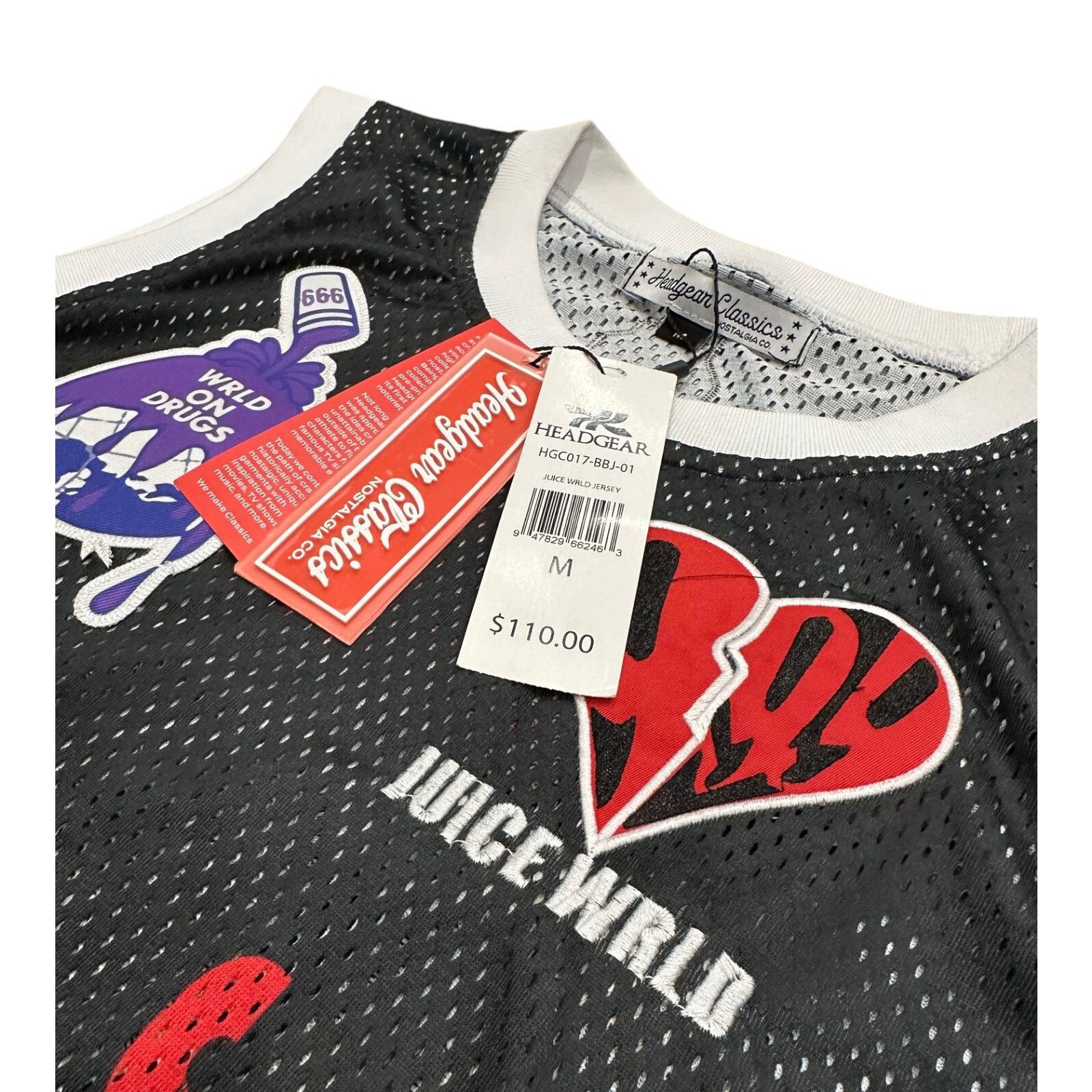 Other Juice Wrld Men's Headgear Classics Mesh Basketball Jersey Size US XS / EU 42 / 0 - 4 Thumbnail