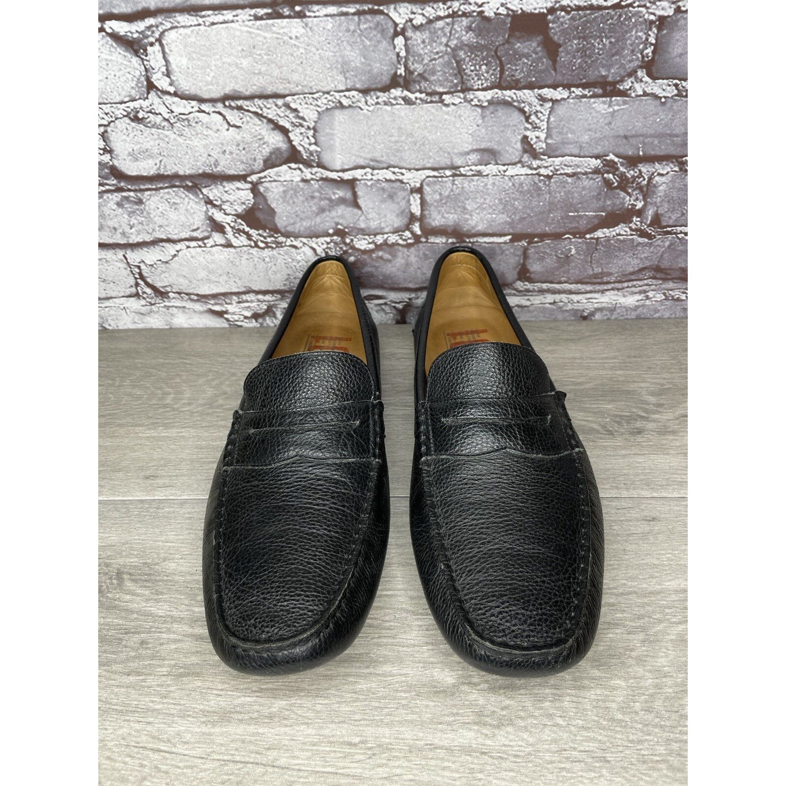 1901 1901 Black Leather Penny Loafers Slip On Driving Shoes Men’s Size US 13 / EU 46 - 15 Thumbnail