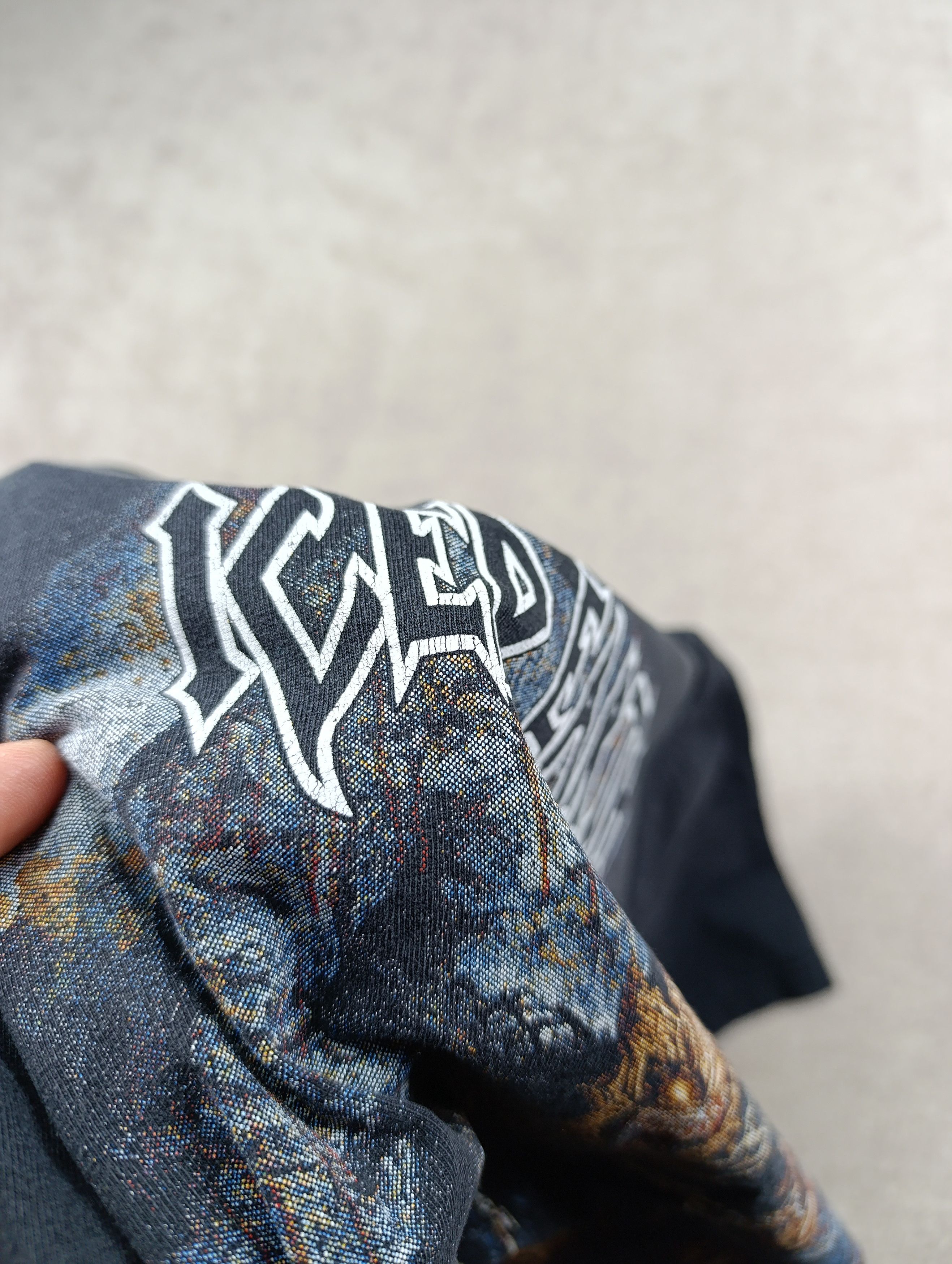 Vintage ICED EARTH “PLAGUES OF BABYLON” 2014 ALBUM GRAPHIC BAND TEE Size US L / EU 52-54 / 3 - 10 Thumbnail