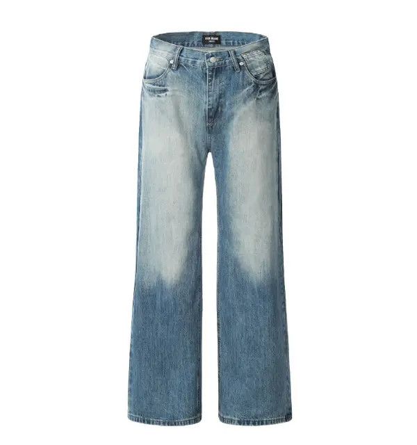 Japanese Brand Manami x Yura Vintage washed men's simple loose flared jeans Size US 32 / EU 48 - 6 Thumbnail