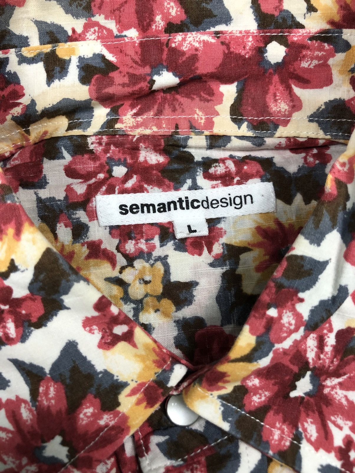 Beauty Beast × Jean Paul Gaultier × semanticdesign SEMANTIC DESIGN Flower Print Button Size US L / EU 52-54 / 3 - 5 Thumbnail