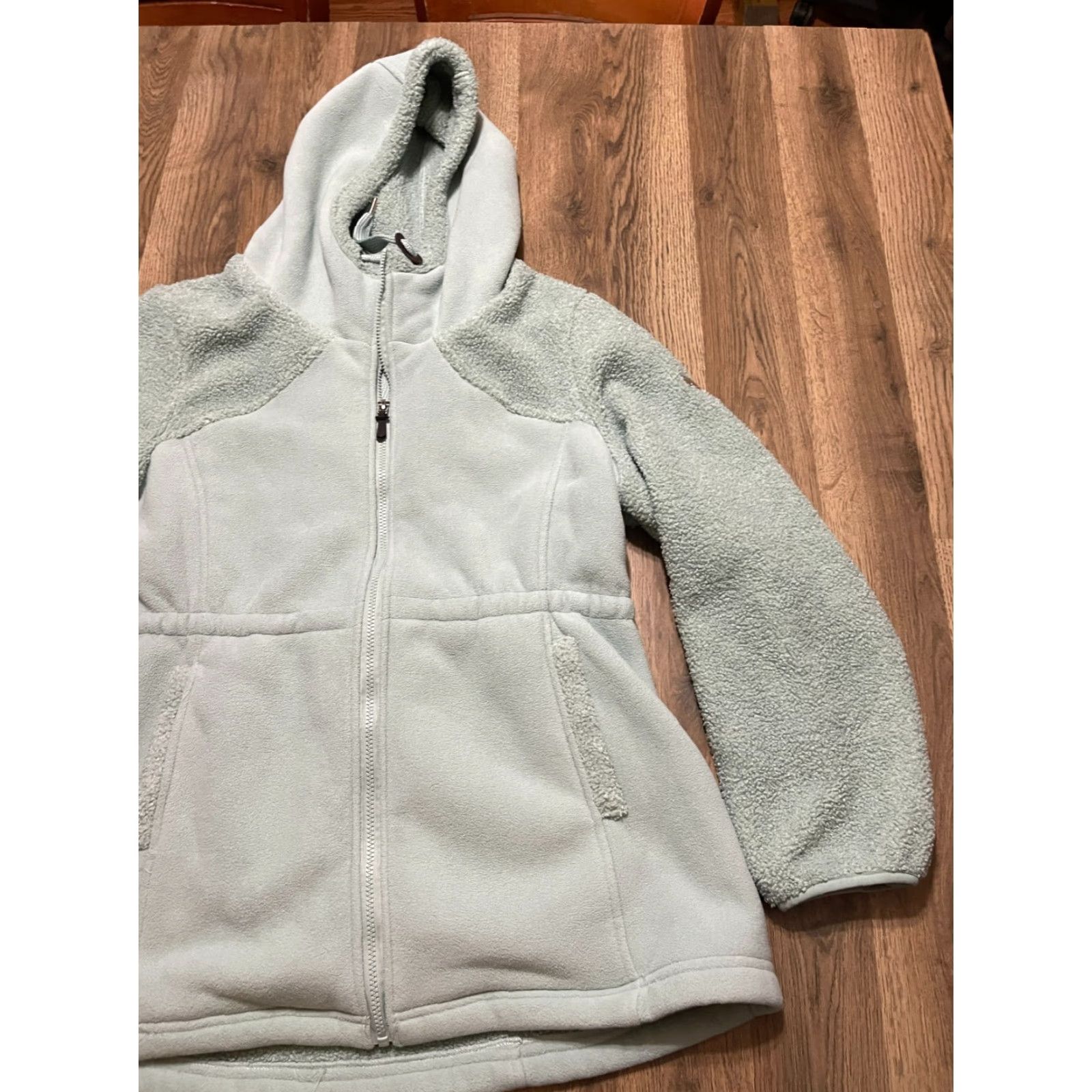 Vintage Koolaburra Hoodie Women's XL Green Full Zip Fleece Size XL / US 12-14 / IT 48-50 - 3 Thumbnail