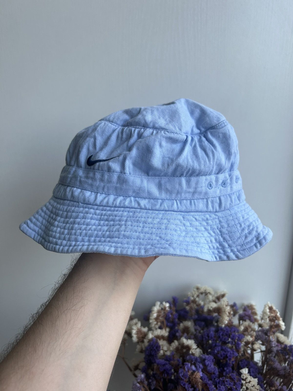 Nike × Vintage Vintage Nike Panama hats cap y2k swoosh Size 26 - 6 Thumbnail