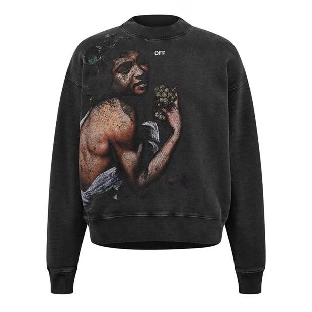image of Off White O1G2R1Mq0424 Sweaters In Dark Grey, Men's (Size 2XL)