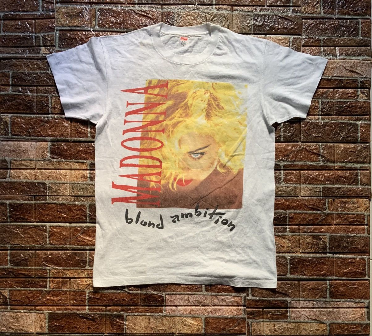 Band Tees Vintage Madonna Blond Ambition 1990 World Tour Tee Size US M / EU 48-50 / 2 - 1 Thumbnail