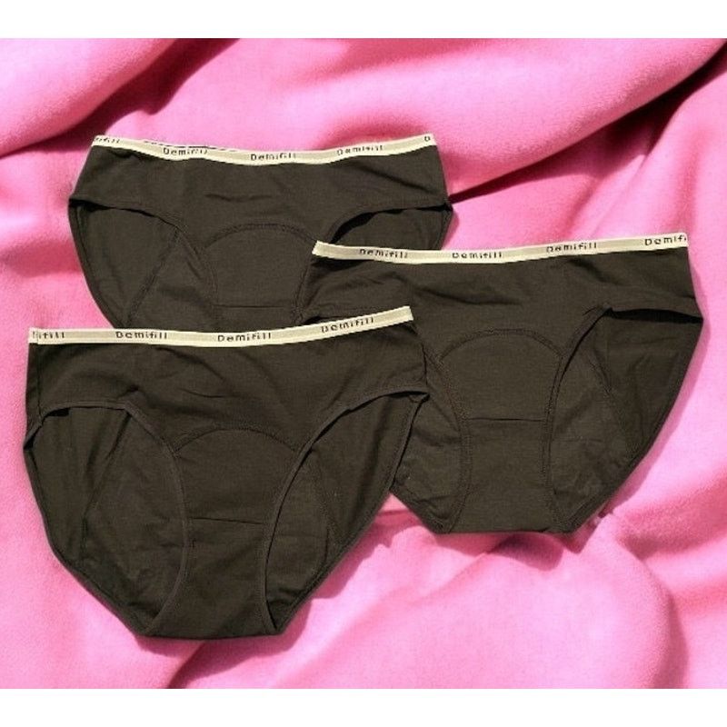 Unknown London 6-Pack Teen Girls Menstrual Period Briefs Leak Proof Sz L Size ONE SIZE - 1 Thumbnail