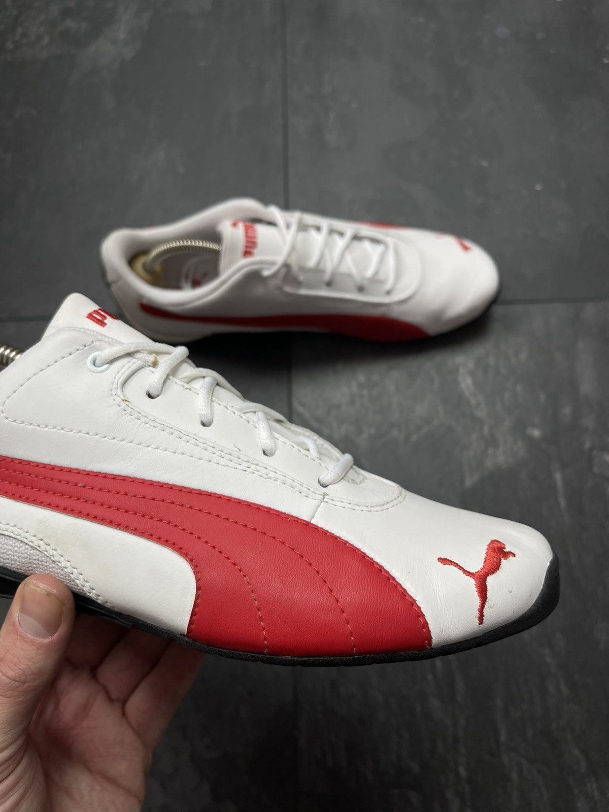 Ferrari × Puma × Vintage Vintage Puma Speedcat Ferrari Racing Suede Y2K Sneakers Size US 5.5 / EU 38 - 3 Thumbnail