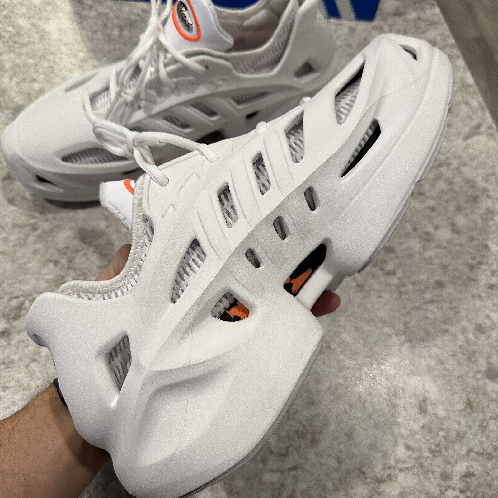 Adidas Size 11.5 - adidas AdiFOM Climacool Low Crystal White | Foam Size US 11.5 / EU 44-45 - 10 Thumbnail