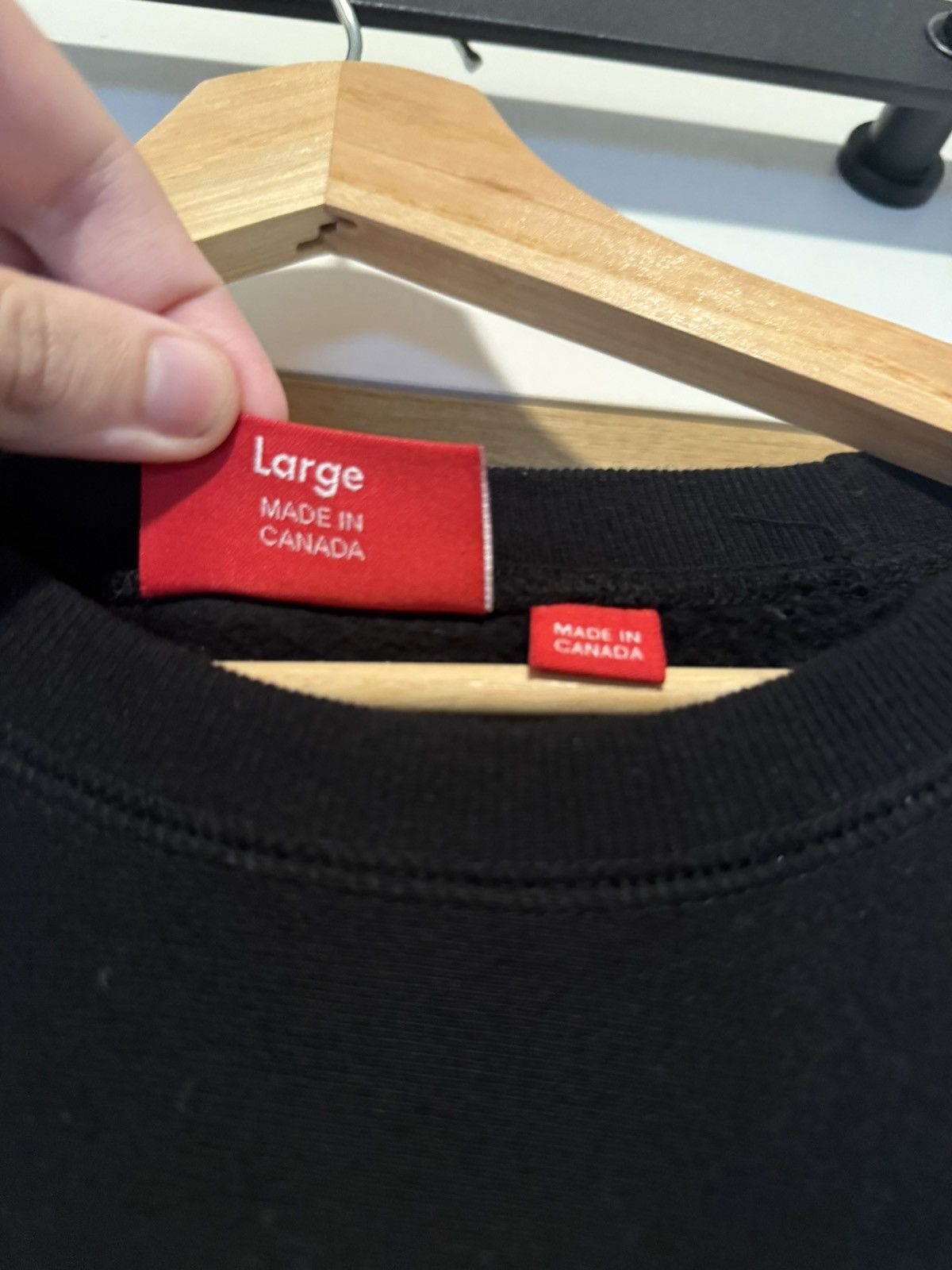 Supreme Supreme Box Logo sz L Black on Black Size US L / EU 52-54 / 3 - 4 Thumbnail