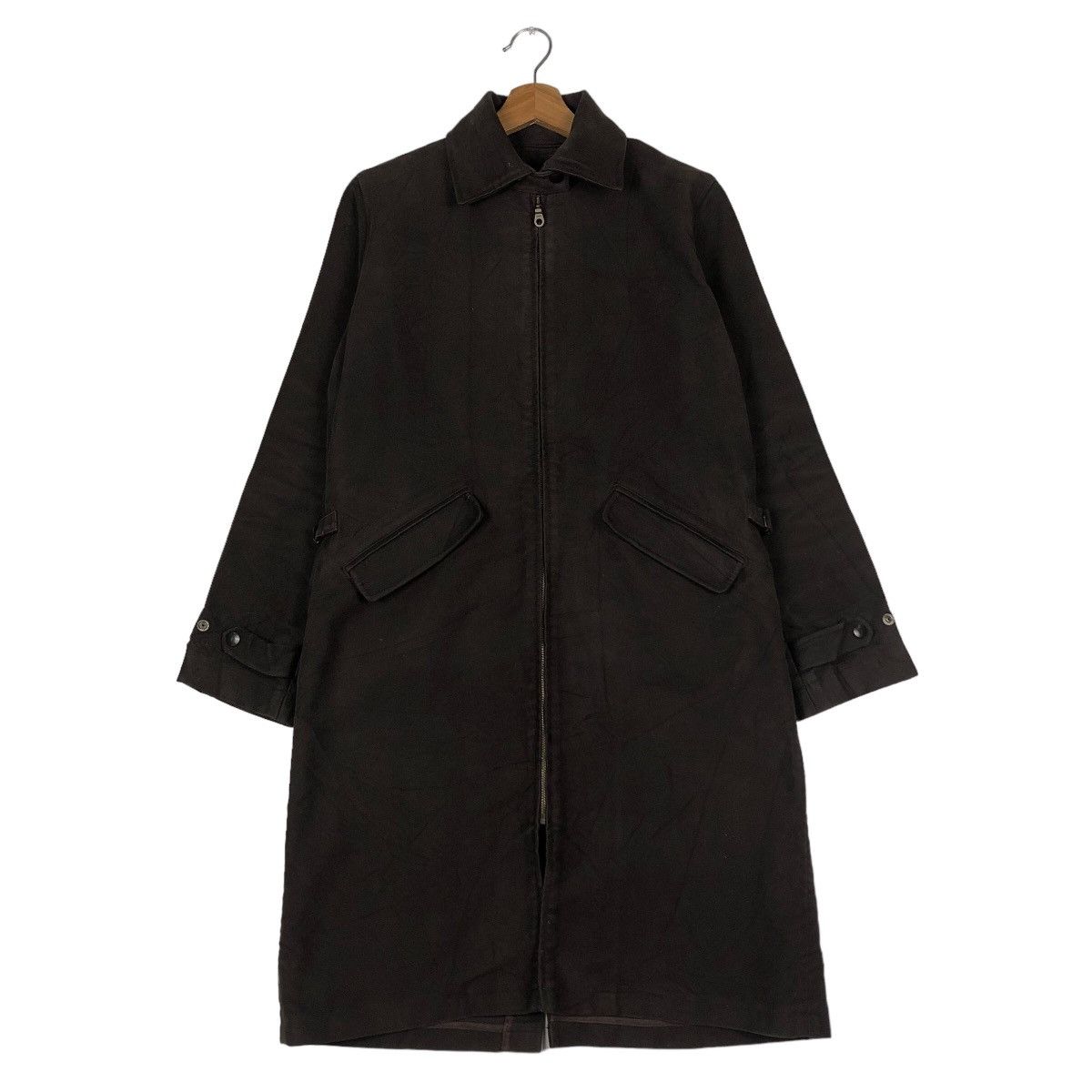 Japanese Brand Vintage Long Jacket Double Collar Glenn Dylann Issey Miyake Size US M / EU 48-50 / 2 - 1 Thumbnail